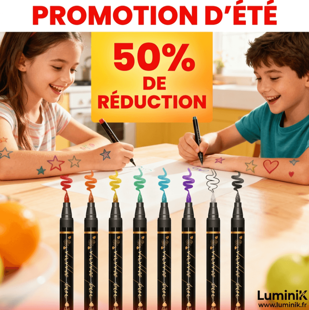 Set Luminik — Stylos Tatouages Éphémères