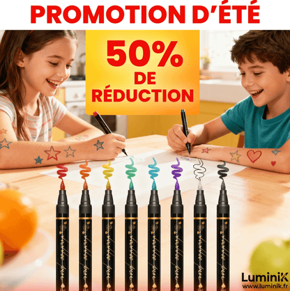 Set Luminik — Stylos Tatouages Éphémères