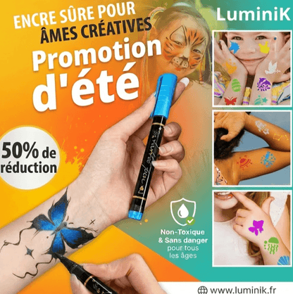 Set Luminik — Stylos Tatouages Éphémères