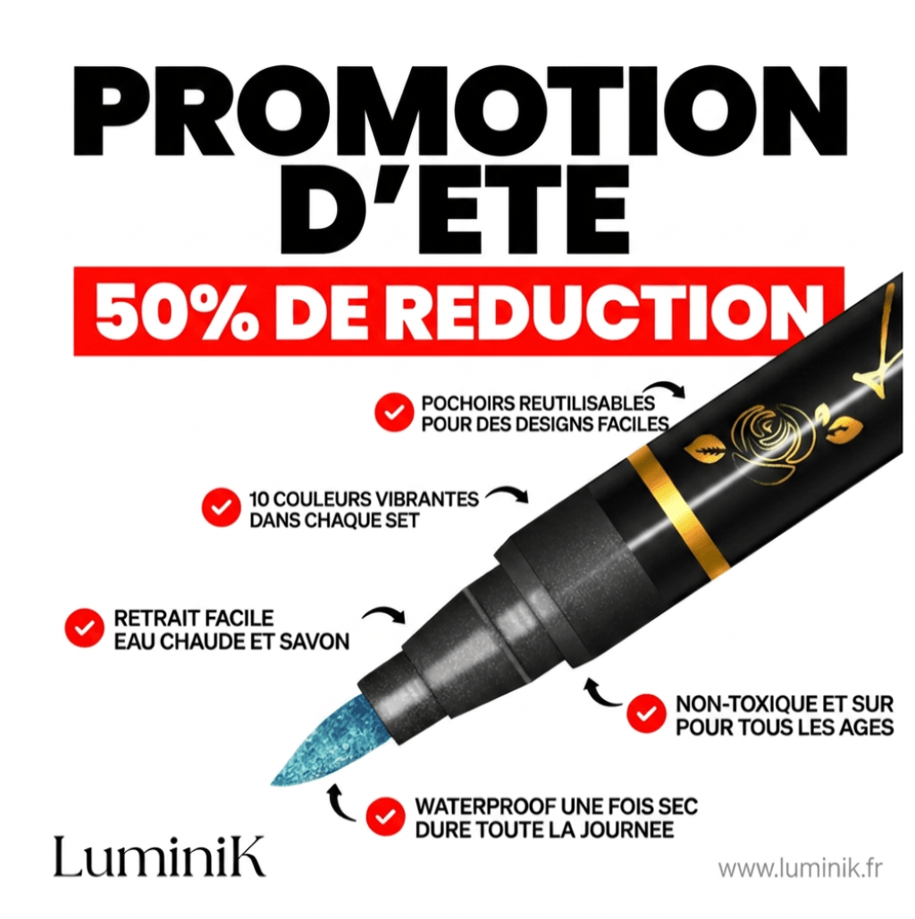 Set Luminik — Stylos Tatouages Éphémères